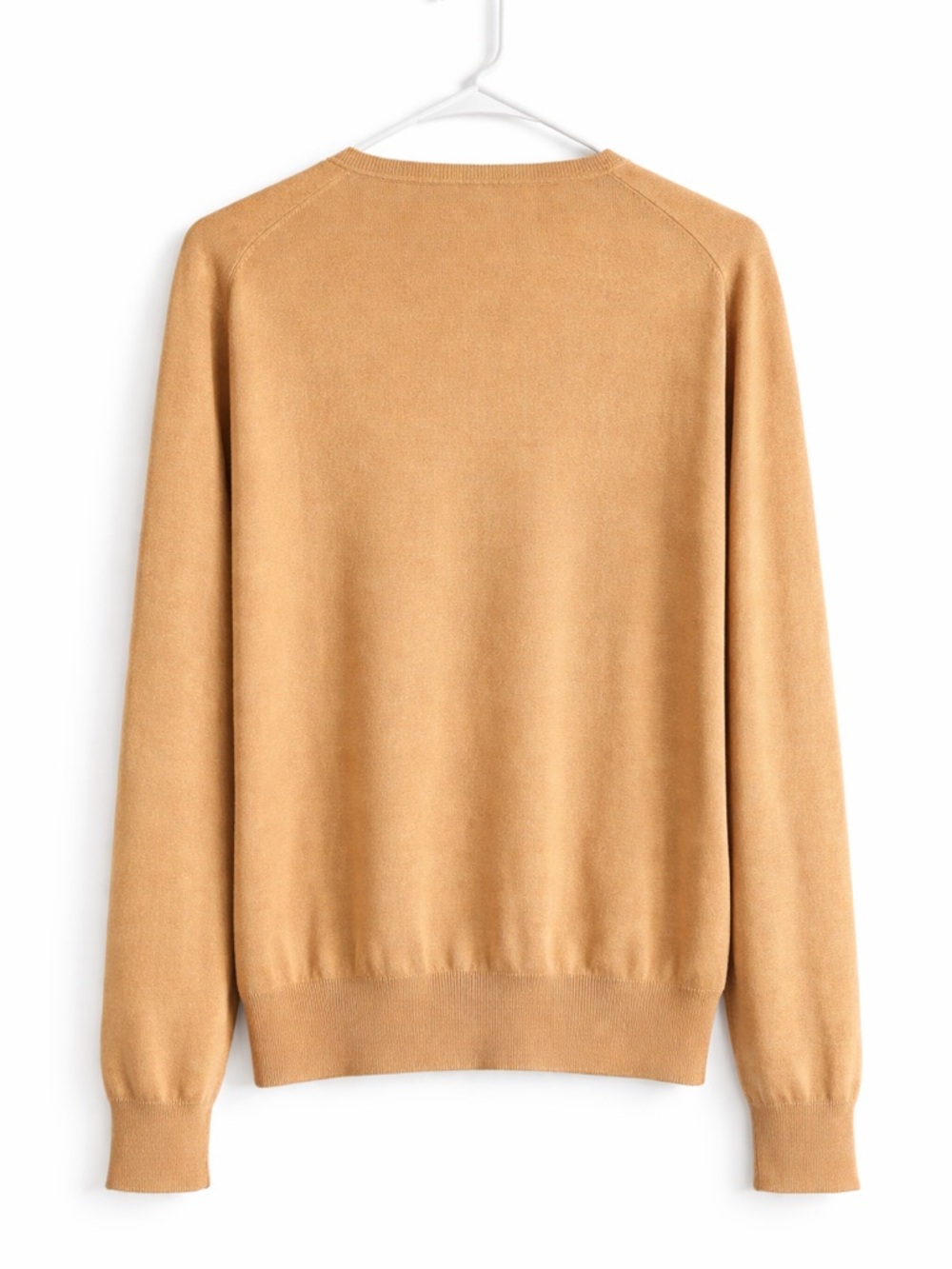 Polo by Ralph Lauren Camel V-Neck Sweater with Red Pony - Picture 2 of 2